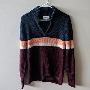 Goodfellow & Co. - 90s Quarter Zip Knit Pullover Sweater - Size Small